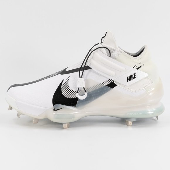 Nike Force Zoom Trout 7 \'White Black\' DC9904-103 Metal Baseball Cleats size 13 main image 7